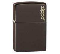 Zippo - Mechero de Bolsillo con Logotipo Zippo marrón, Talla única