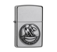 Zippo Mechero zimmermann Emblema Gremio Cromo Encendedor Gasolina