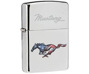 Zippo Mustang Ford 60004523 - Mechero (Cromo Pulido)