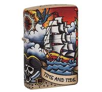 ZIPPO - Nautical, 540 Color - Reg White 540 Matte - Mechero, rellenable, en una Caja de Regalo