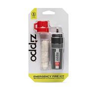 Zippo Pedernal de Supervivencia - Kit Fuego y Encendedor de Emergencia con Rueda de Chispa y Yesca - Alternativa al Ferrocerio para Camping y Bushcraft