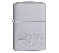 Zippo Stamp 60000857 - Mechero, Color Brushed Chrome