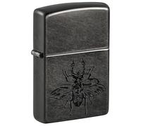 Zippo Sturmfeuerzeug - Beetle, Gray Dusk, Color Image - Nachfüllbar - Wiederverwendbar - Windfestes Design - Geschenkbox - Made in USA