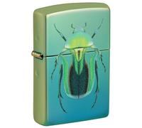 Zippo Sturmfeuerzeug - Bug, High Polish Teal, Color Image - Nachfüllbar - Wiederverwendbar - Windfestes Design - Geschenkbox - Made in USA