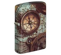 Zippo Sturmfeuerzeug - Compass, 540°, Color Image - Nachfüllbar - Wiederverwendbar - Windfestes Design - Geschenkbox - Made in USA