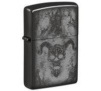 Zippo Sturmfeuerzeug - Devil, High Polish Black, Photo Image - Nachfüllbar - Wiederverwendbar - Windfestes Design - Geschenkbox - Made in USA