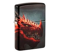 Zippo Sturmfeuerzeug - Dragon, 540°, Color Image - Nachfüllbar - Wiederverwendbar - Windfestes Design - Geschenkbox - Made in USA