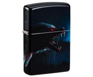 Zippo Sturmfeuerzeug - Horror Wolf, 540°, Color Image - Nachfüllbar - Wiederverwendbar - Windfestes Design - Geschenkbox - Made in USA