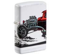 Zippo Sturmfeuerzeug - Hot Rod, 540°, Color Image - Nachfüllbar - Wiederverwendbar - Windfestes Design - Geschenkbox - Made in USA