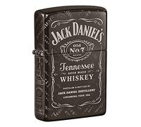 Zippo Sturmfeuerzeug - Jack Daniel'S, Black Ice, Photo Image 360° - Nachfüllbar - Wiederverwendbar - Windfestes Design - Geschenkbox - Made in USA