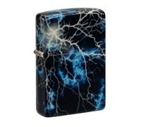 Zippo Sturmfeuerzeug - Lightning, 540° Glow-in-The-Dark - Nachfüllbar - Wiederverwendbar - Windfestes Design - Geschenkbox - Made in USA