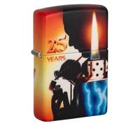 Zippo Sturmfeuerzeug - Mazzi 25th Anniversary, 540°, Color Image - Nachfüllbar - Wiederverwendbar - Windfestes Design - Geschenkbox - Made in USA