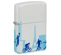 Zippo Sturmfeuerzeug - Multi Sports, 540°, Color Image - Nachfüllbar - Wiederverwendbar - Windfestes Design - Geschenkbox - Made in USA