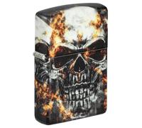 Zippo Encendedor Smokey Skulls 540° Color, Recargable, Antiviento, Caja regalo, EE. UU.
