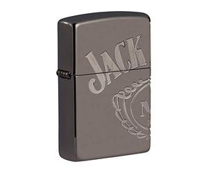 Zippo Unisex's Jack Daniels - Encendedor de Bolsillo para Mujer, Color Negro