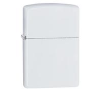 Zippo White Matte Mechero, Unisex Adulto, 3.5x1x5.5 cm