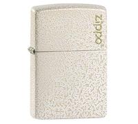 ZIPPO - Zippo Logo - Mercury Glass Matte - Mechero para tormentas, Recargable, en Caja de Regalo (49181ZL)