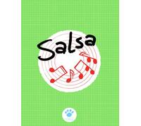 Zippy Music Salsa graph notebook 19: A playful graph paper notebook for students and teachers, for math and other educational use, 120 Pages, 8.5x11” ... Music-inspired premium illustrated cover.