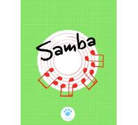 Zippy Music Samba graph notebook 24: A playful graph paper notebook for students and teachers, for math and other educational use, 120 Pages, 8.5x11” ... Music-inspired premium illustrated cover.