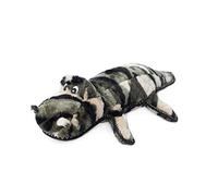 Zippy Paws Z-Stitch Grunterz - Camron The Camo Gator Dog Tough Plush Toy for Dogs of