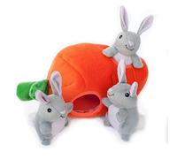 Zippy Paws Zippy Madriguera-Conejito y Zanahoria, Multicolour, One Size