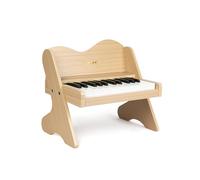 ZIPPY Teclado de Piano para niños, 25 Teclas, Volumen Ajustable, Mini Instrumento de Aprendizaje de música, Piano de Madera para niños pequeños (Roble)