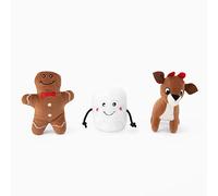 ZippyPaws Holiday Miniz - Freunde Des Weihnachtsmanns (3er-Pack)