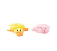 ZippyPaws Squeakie Pads - Duck, Pig