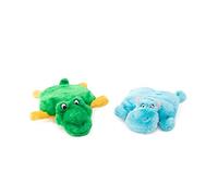 ZippyPaws Squeakie Pads - Hippo, Alligator