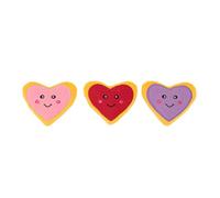ZippyPaws Valentine's Miniz 3-Pack - Heart Cookies