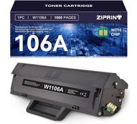 ZIPRINT 106A Toner Compatible con HP106A W1106 Toner für HP Laser MFP 137fnw 135a 135w 135r HP Laser MFP 107a 107w 107r