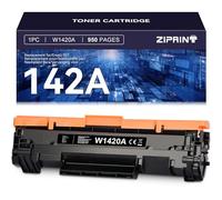 ZIPRINT 142A Toner de Repuesto para HP142A W1420A 142X W1420X para HP LaserJet M140we Toner para HP LaserJet M110we M110w MFP M140w M139we M139w (1 Negro,Sin Chip)