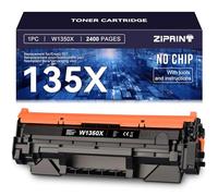 ZIPRINT W1350X - Tóner de Repuesto para HP 135X W1350X W1350A para HP LaserJet M209 M209dw MFP M234 M234dw M234sdw M234sdn (1 Negro, sin Chip)