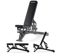 Zipro banco de entrenamiento plegable, banco de press de banca, banco de fitness, banco multifuncional para abdominales, equipo de fitness, banco plano, banco de pesas, estación de fuerza