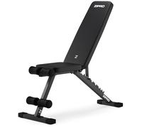 ZIPRO Banco de Musculación Ajustable 300 kg 7 Posiciones Respaldo Negro | Configuración Plana Inclinada y Declinada, Para Fitness Doméstico, Equipo Multifuncional, Rutinas de Fuerza