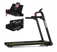 ZIPRO Cinta de Correr Eléctrica Plegable 1.5 HP LED 1-16 km/h 12 Programas | Compacta, Pantalla LED, Monitor de Frecuencia Cardíaca, Soporte para Smartphone, Ruedas de Transporte, Velocidad, Jogger