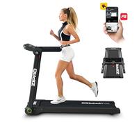 ZIPRO Cinta de Correr Plegable 1-16 km/h, Walking Pad con Conectividad App, Cinta de Andar con Pantalla LED, Bluetooth y Función MP3, Caminadora Electrica para Casa (Pacto)