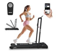 ZIPRO Newlite Cinta de Correr Eléctrica Plegable, Walking Pad, Dos Modos de Entrenamiento, Diseño Compacto FlatFold, Velocidad de 1-10 km/h, Capacidad de hasta 110 kg, Pantalla LED.