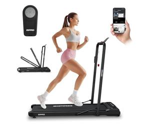 ZIPRO Newlite Cinta de Correr Eléctrica Plegable, Walking Pad, Dos Modos de Entrenamiento, Diseño Compacto FlatFold, Velocidad de 1-10 km/h, Capacidad de hasta 110 kg, Pantalla LED.