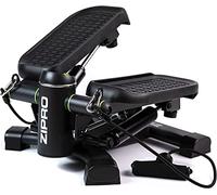 Zipro Roam Stepper - Mini máquina de Fitness (Incluye Ordenador de Entrenamiento LCD, Muchas Funciones, para Entrenamiento en casa, swingstepper para piernas y glúteos, Resistente al Desgaste, Negro