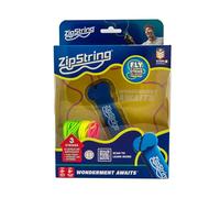 ZipString Lanzador de cuerda azul Bodacious - Original de ZipString - Juguete para exteriores viral, juguete para ansiedad, lanzador que desafía la gravedad y aumenta la imaginación y posibilidades