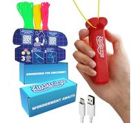 ZipString Original - Como se ve en Shark Tank - Juguete clásico lanzador de cuerda - Vuela un bucle de cuerda en el aire para trucos y diversión infinitos