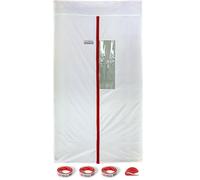 ZIPWALL ZDM-PK4 - Kit de puerta magnética, 4 unidades, color blanco