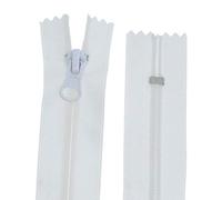 zipworld Cremallera PWN resistente al agua, de plástico, no divisible, color blanco, 101, 17 cm