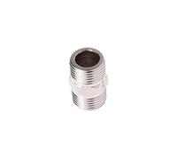 ZIRAN 1/2"Macho x 1/2" Macho Niple Hexagonal Acero Inoxidable SS304 Conexión de tubería roscada Junta de tubería roscada NPT