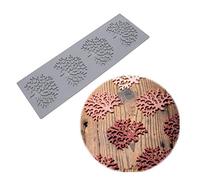 ZIRAN Molde de Silicona para Pastel con Forma de hojasmolde de Hoja de Fondant de hojasmolde de Caramelo para Pasta de azúcarchocolatefondantmantequillajabón