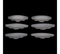 ZIRAN Parche Especial para pestañas permanentes, 6 Piezas, rizadores de elevación de pestañas, rizadores de Silicona para extensión de pestañas, Protectores, Almohadillas