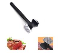 Ziranee Martillo Ablandador de Carne,Ablandador de Carne de Metal Resistente Meat Knocker de Aleación de Zinc Relota Martillo Carne Martillo Picador de Doble para picadores de Filete de Schnitzel