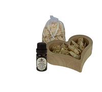 zirbel Madera Corazón Set CA 12 x 10 cm