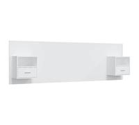 ZIRLANLV Cabecero de Cama con Gabinetes, Dormitorio Flotante, Mesita de Noche, Cabecera de Cama, Mesita de Noche Montada en la Pared, Unidad de Pared de Madera (Un cajón y un Estante)